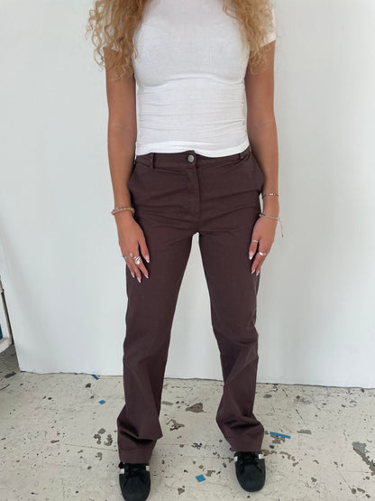 Willa canvas pants - Brown