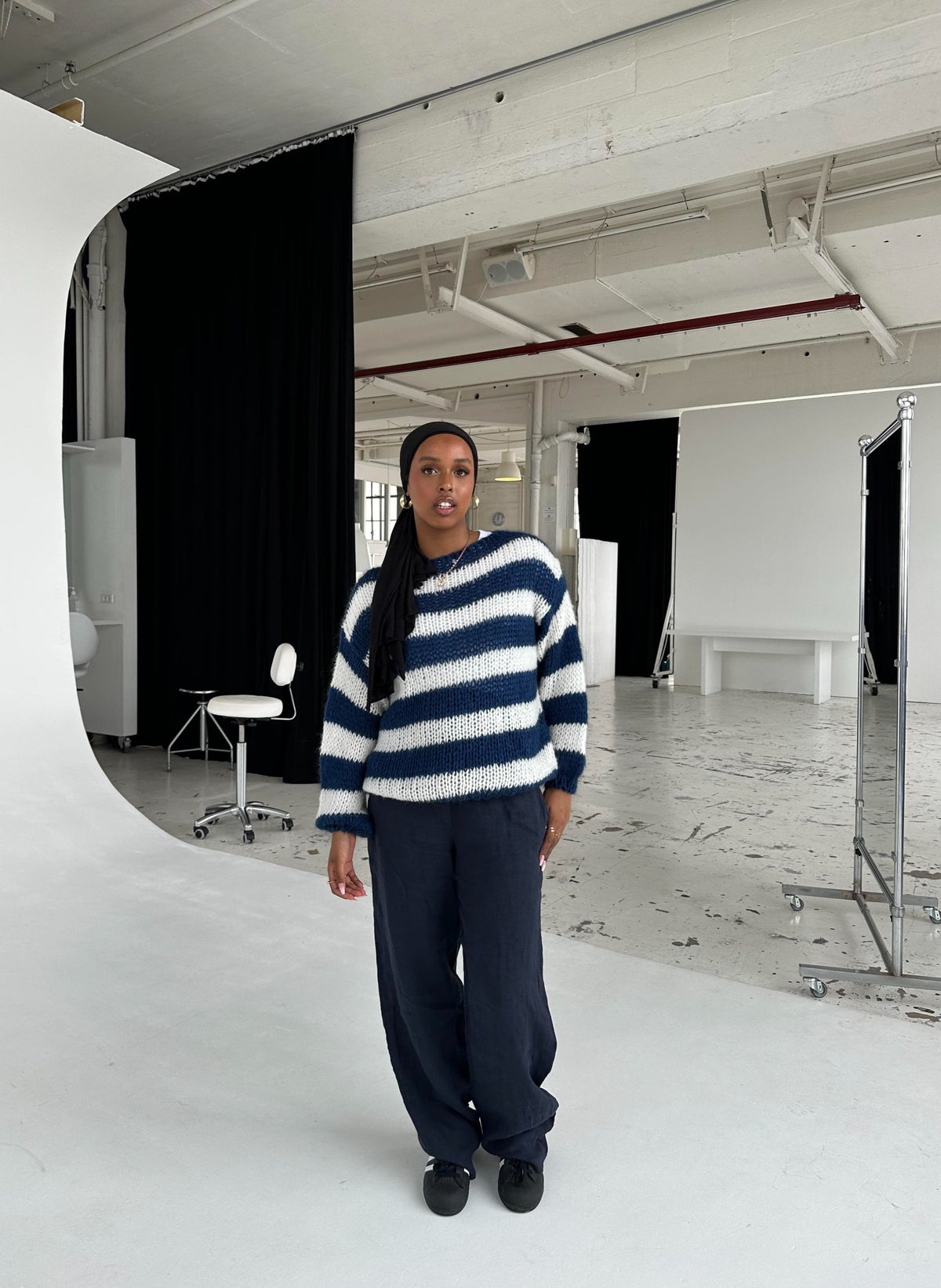 Maluca linen pants - Navy
