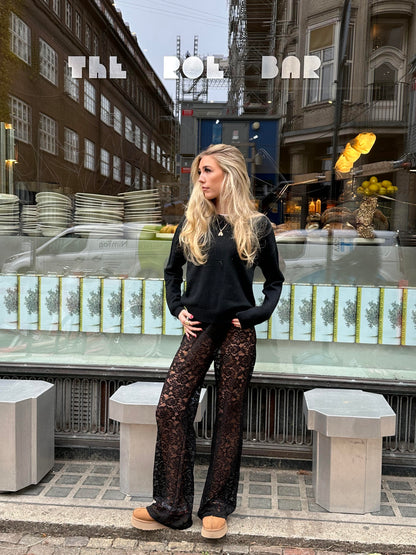 Marla lace pants without undershorts - Black