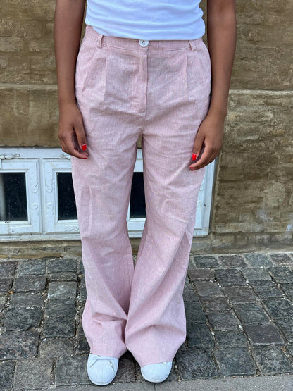 Sadie striped pants - Red/White