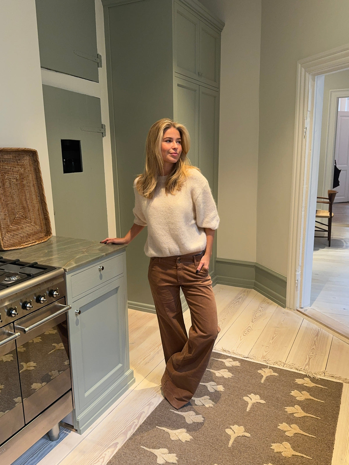 Karla corduroy pants - Brown