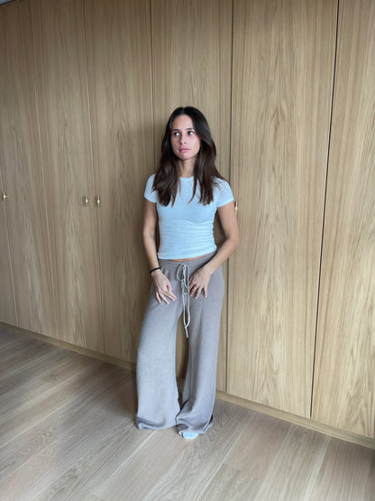 Rilo knitted pants - beige