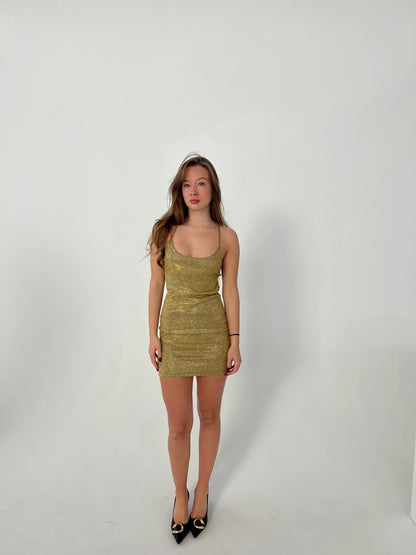 Roksana dress - Gold