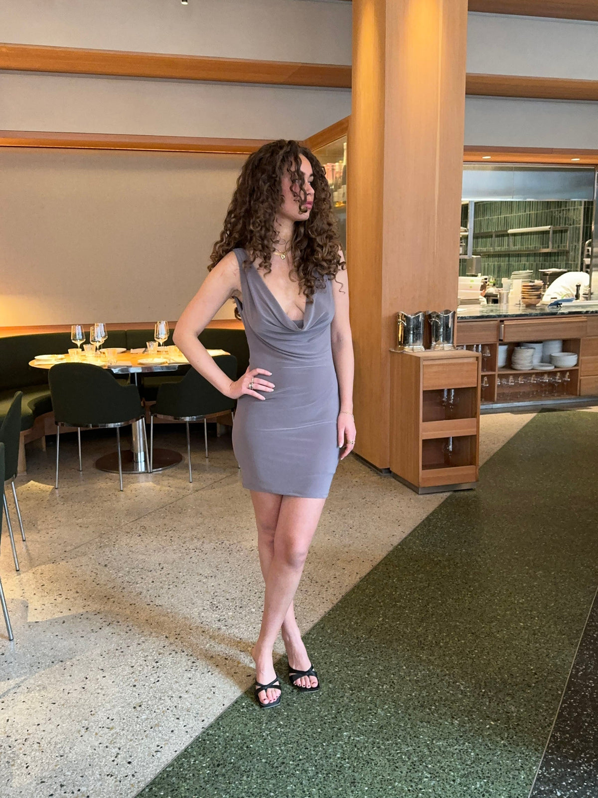 Floranne dress - Taupe