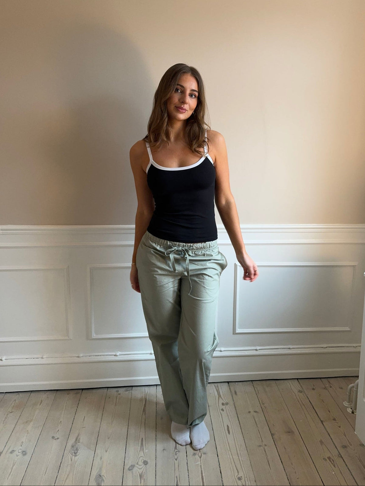 Thora straight pants - Green