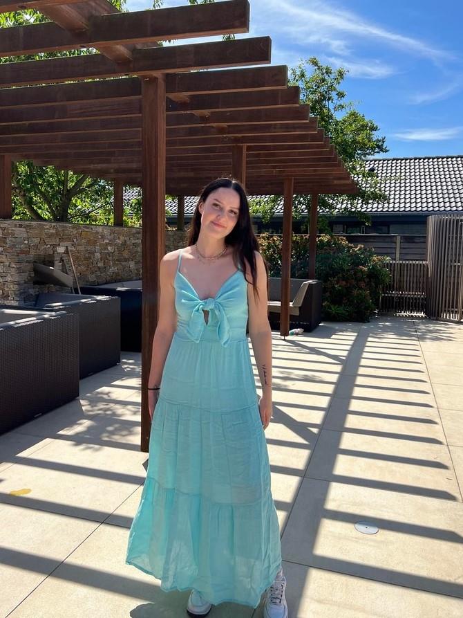 Lydia dress - turquoise