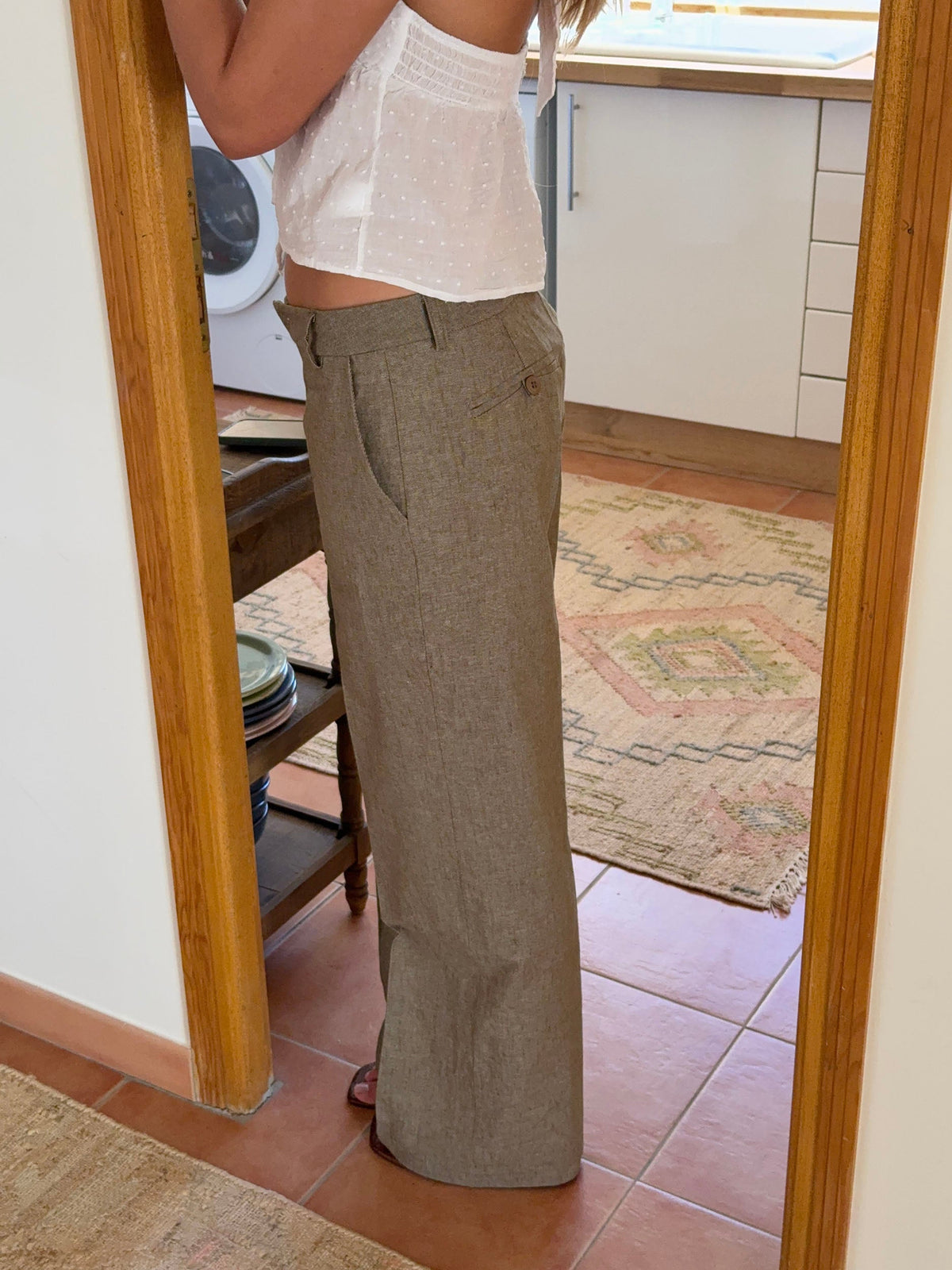 Isotta suit pants – Khaki